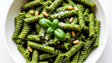 Culinary Herb Recipes: Basil Pesto Pasta