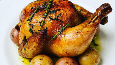 Thyme-Infused Roasted Chicken