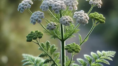 fresh yarrow sprig