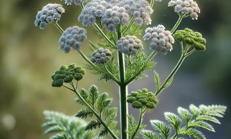 fresh yarrow sprig